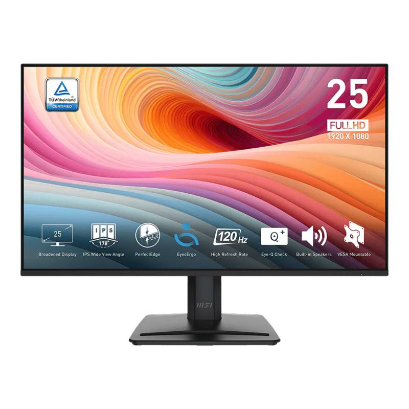 Monitor 24,5 Msi Pro Mp251 E2 Fhd Ips 120Hz Hdmi/Displayport/Vga