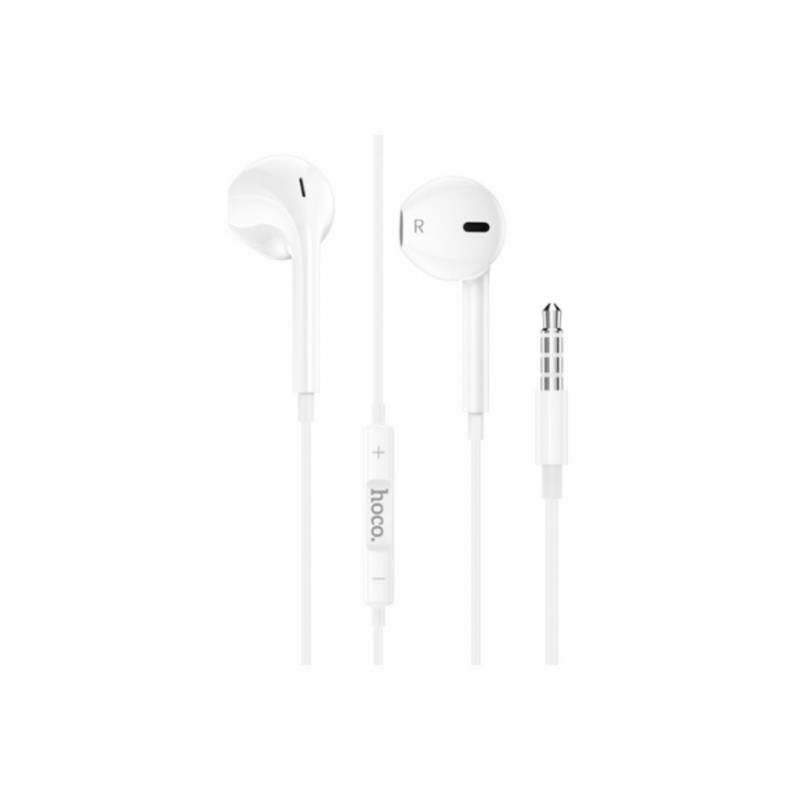 Auriculares Cableados Hoco M101 C/Microfono 3.5Mm Blanco