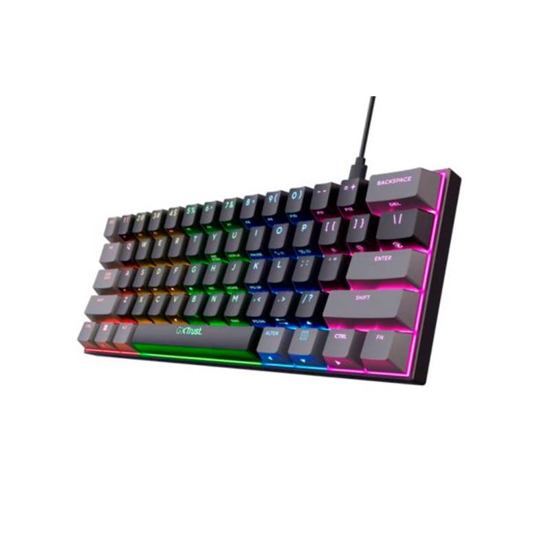 Trust 24885 Teclado Gaming Gxt867 Acira 60% Mini