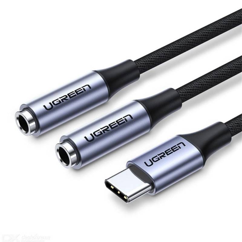 Cable Adaptador Usb-C Av144 30732 Ugreen Plateado.
