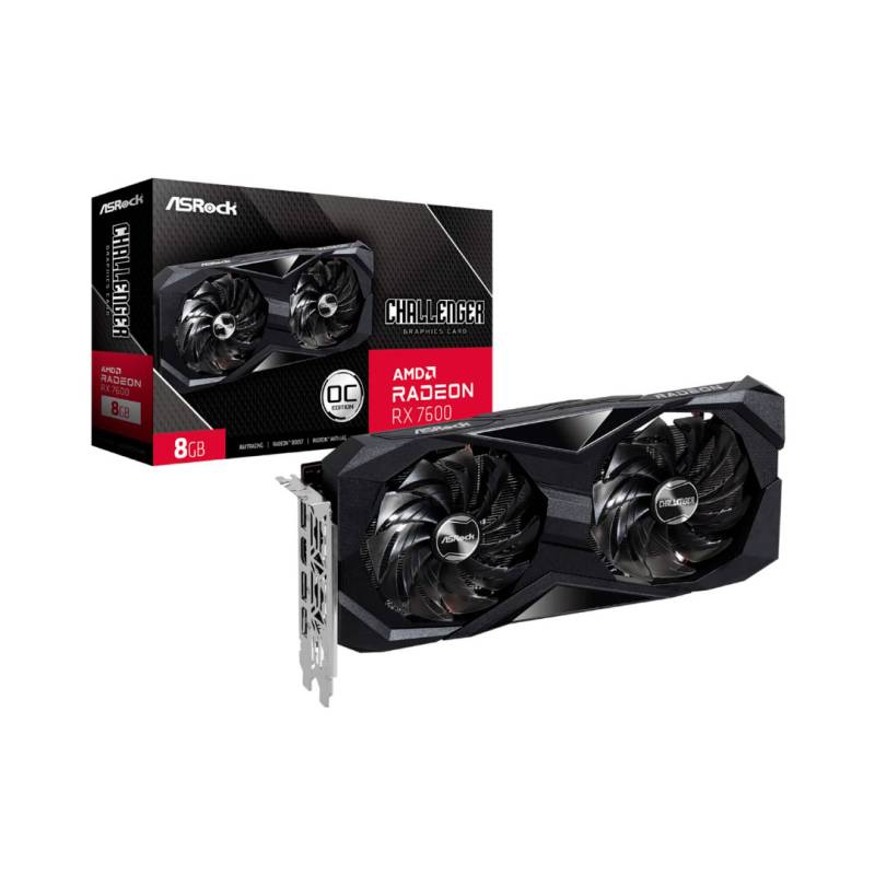 Tarjeta Gráfica Radeon Rx 7600 Challenger Oc 8Gb 90-Ga41Zz-00Uanf Asrock