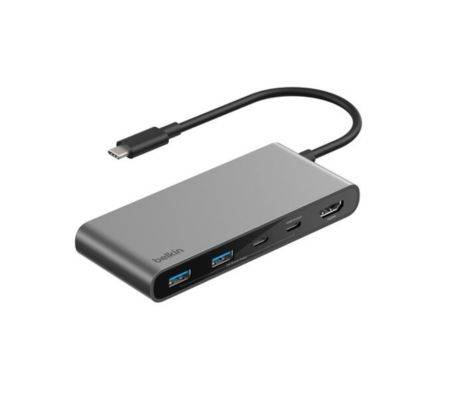 Hub Usb-C Belkin Connect Avc023Fqsgy 7 En 1 Hdmi 4K 60Hz Usb 5Gbps Sd Microsd Pd 100W