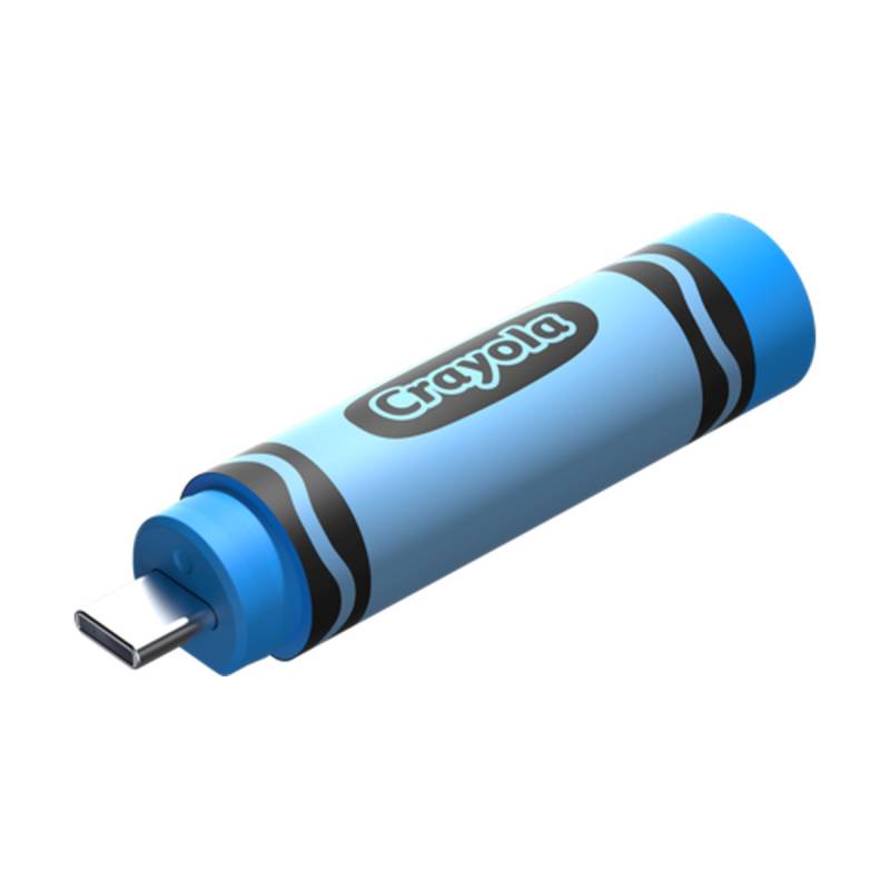 Pendrive Sandisk Crayola Usb-C De 64Gb, Diseã±O Con Forma De Crayã³N En Color Cerulean Blue, Con Conector Usb-C E Interfaz Usb 3.2 Gen 1 (5 Gbps). Velocidad De