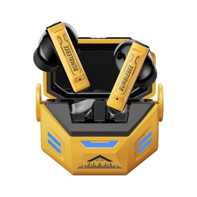 Auriculares Gaming Inalámbricos Tf-T36 Transformers Bluetooth 5.4 Amarillo.