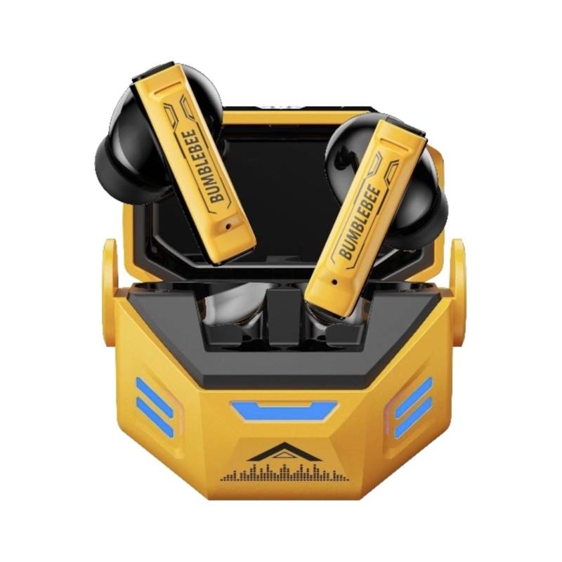 Auriculares Gaming Inalã¡Mbricos Tf-T36 Transformers Bluetooth 5.4 Amarillo.
