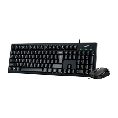 Combo Genius Km-100Se Teclado Y Mouse Negro Usb