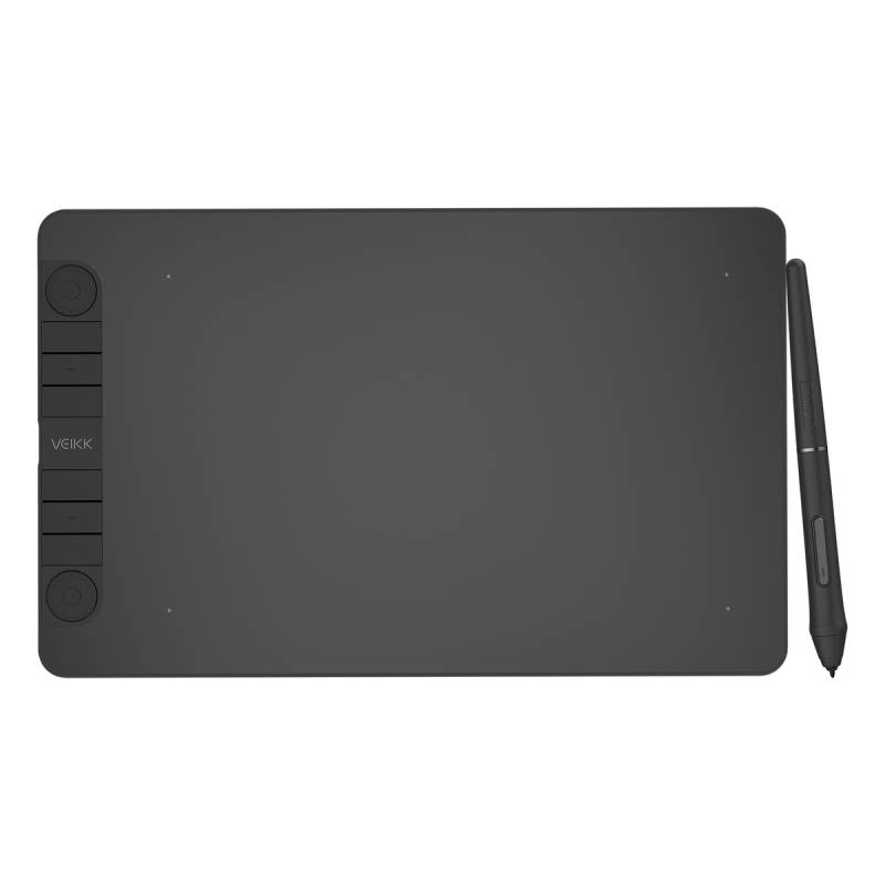 Tableta Digitalizadora Veikk Creator Vk1060Pro 10Ã—6 5080 Lpi Usb-C Con Lã¡Piz P05