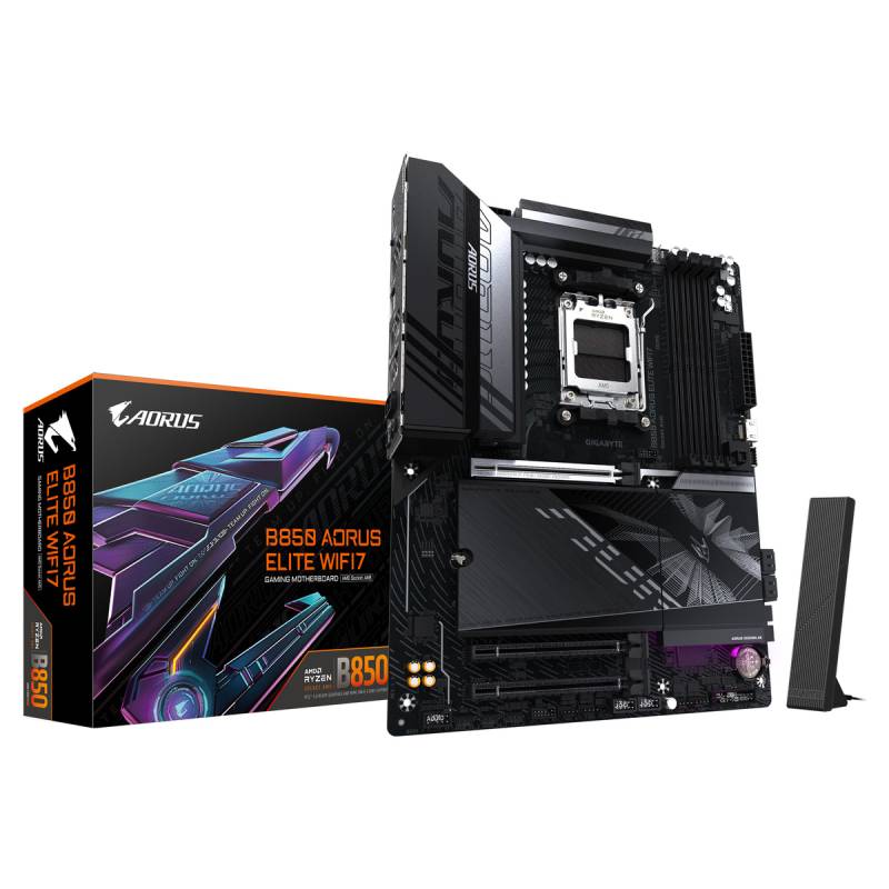 Motherboard Gigabyte B850 Aorus Elite Wifi7 Ice Atx Am5 B850 Ddr5 Wi-Fi 7