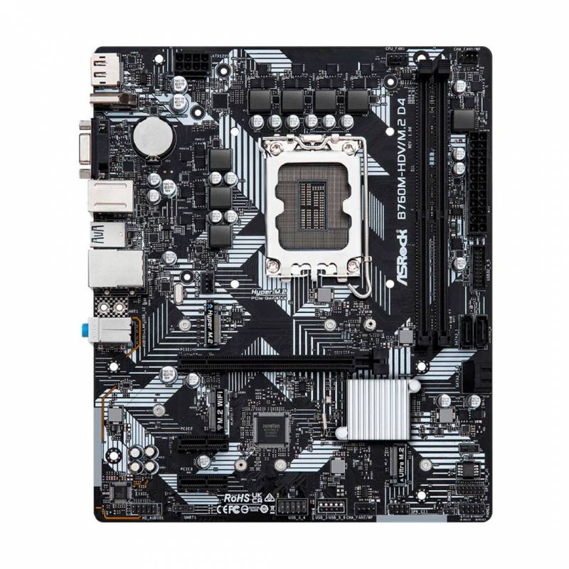 Motherboard Asrock B760M H/M.2 Ddr4 S1700
