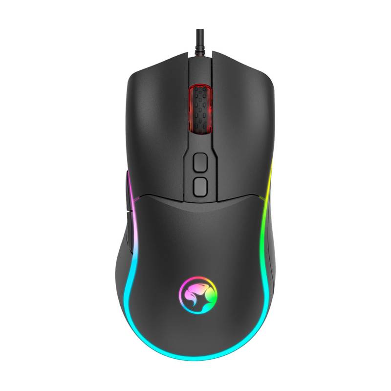 Mouse Gaming M358 Marvo Usb Óptico Rgb Negro