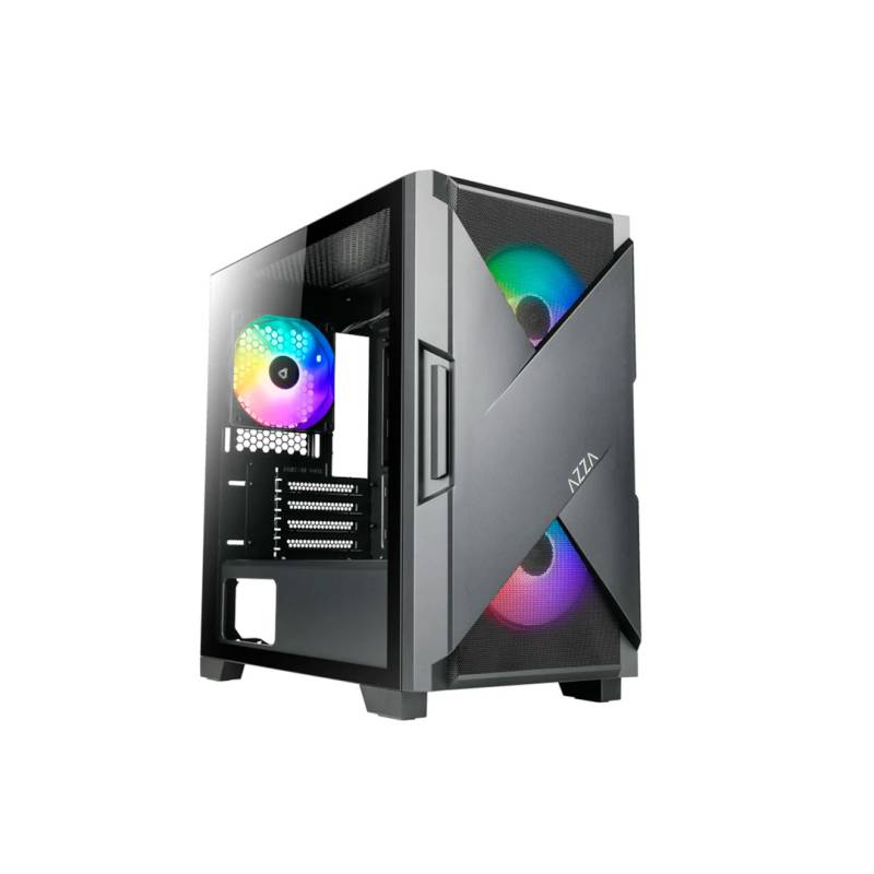 Gabinete Compacto Azza Xander Csaz-150 Ventana Vidrio Templado