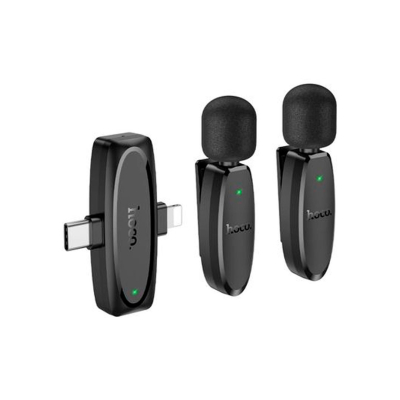 Dual-Mic Clip On Micrófono Inalámbrico (Ip/Usb-C) L15 Hoco