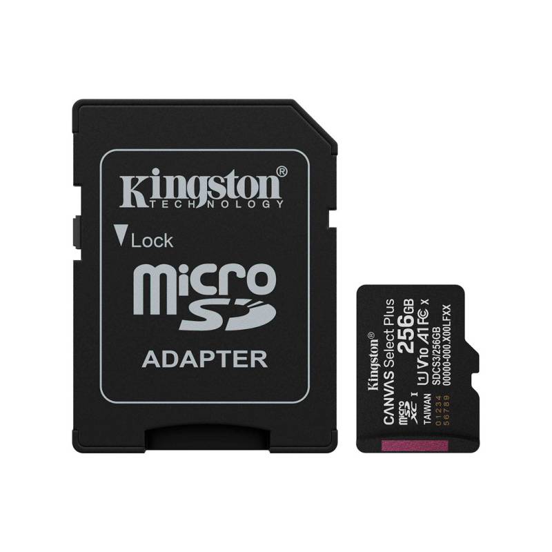 Memoria Micro Sd Canvas Select Plus 256Gb Sdcs3/256Gb Kingston