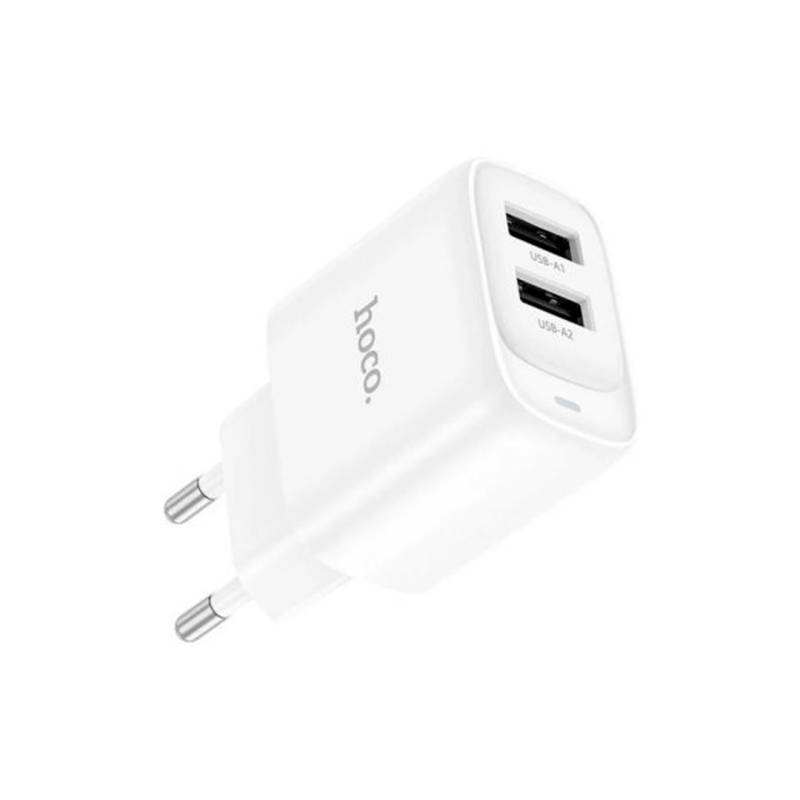 Cargador De Pared 10.5W C/Cable Usb-C White Hoco C141A