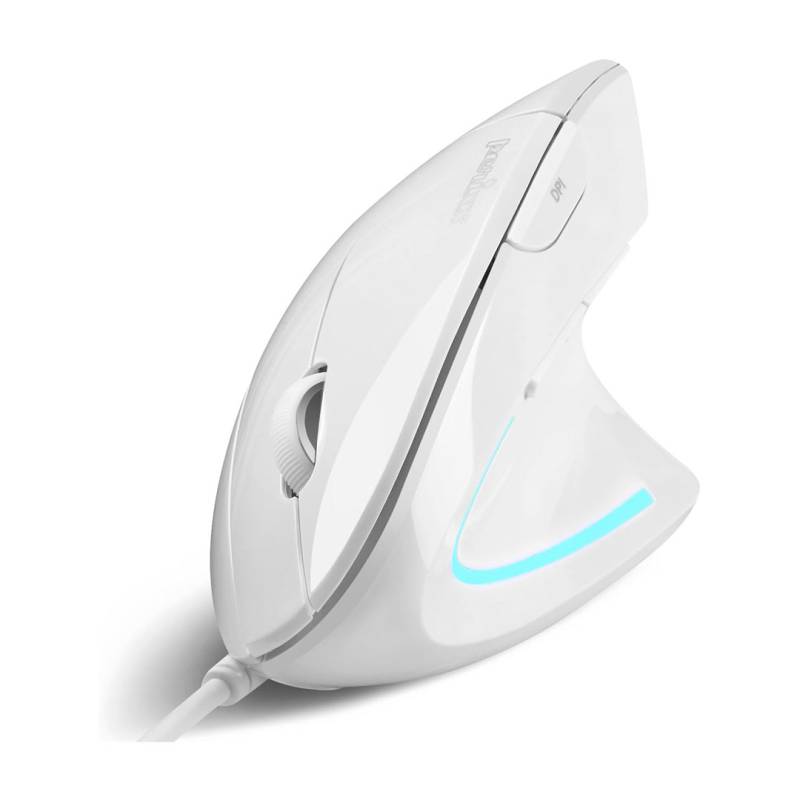 Mouse Diestro Ergonómico Usb Perixx 513 Blanco
