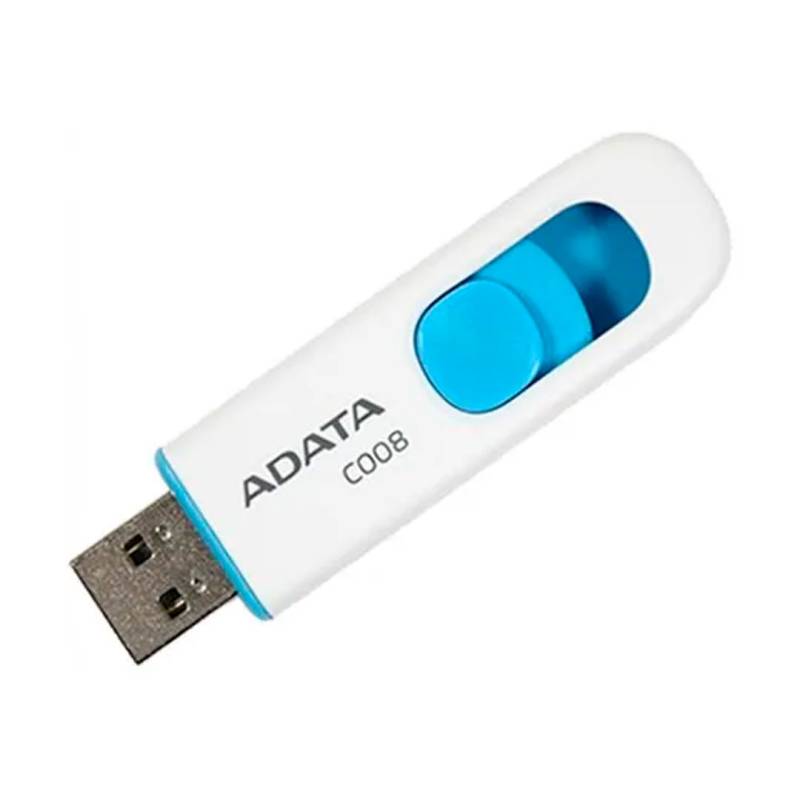 Pendrive A-Data C008 16Gb Blanco Y Azul