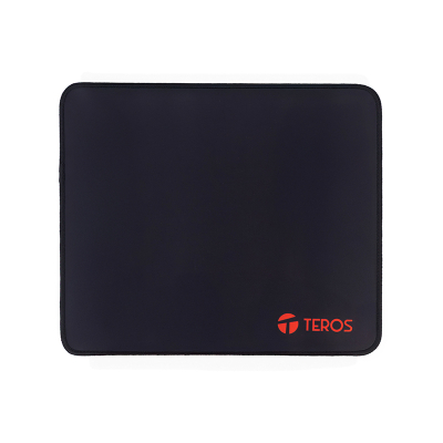 Mousepad Teros Te-3017S 32 Ã— 27 Cm Tela Lisa Base Antideslizante Negro