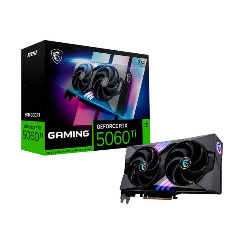 Tarjeta De Video Geforce Rtx 5060 Ti 8G Gaming Oc Msi Nvidia Gddr7