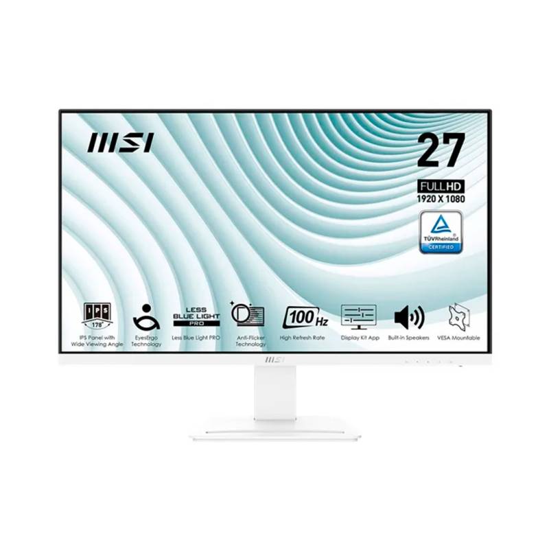 Monitor 27 Fhd Blanco Msi Pro Mp273Aw