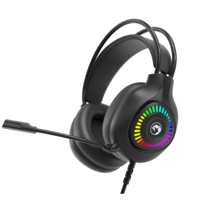 Auricular H8325 H8325-Bk Marvo Gaming Rgb Negro