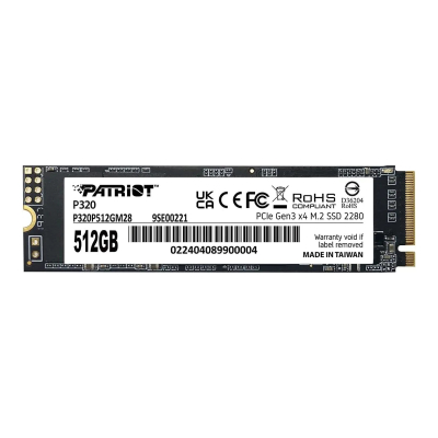 Disco Ssd Patriot P320 512Gb M.2 2280 Pcie Gen3 X4 Nvme