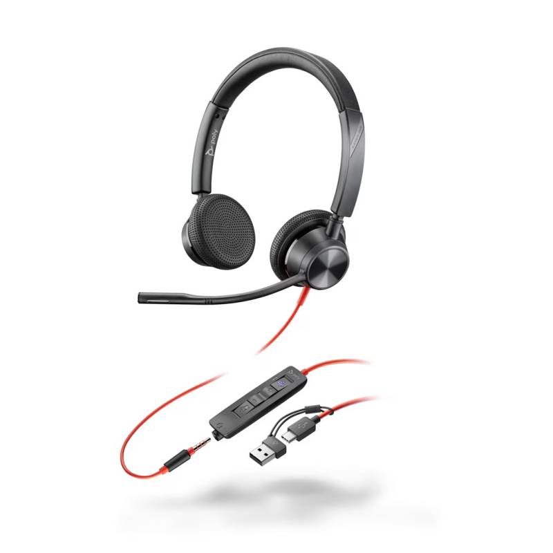 Auriculares Poly Blackwire 3325 Stereo Microsoft Teams