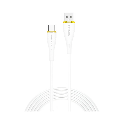 Cable Usb-C A Usb-A Philco Flc2608Cw 20W 1,2 M Blanco
