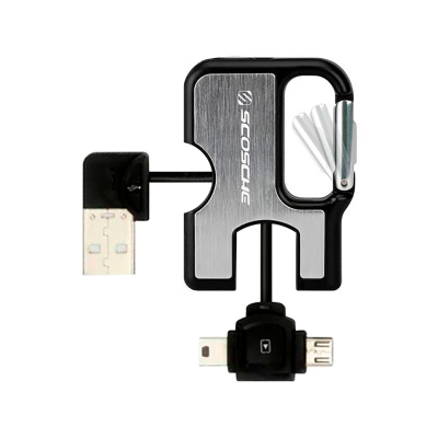 Cable De Carga Scosche Usb 2.0 A Micro Y Mini Usb 026Usbmm3