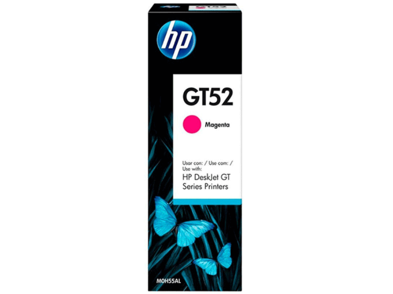Botella De Tinta Original Hp Gt52 Magenta M0H55Al Â€“ Rendimiento 8.000 Pã¡Ginas