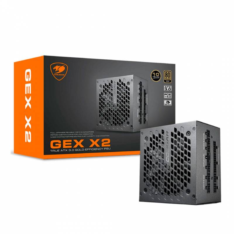 Fuente Cougar Gex X2 850 80 Plus Gold Atx 3.0