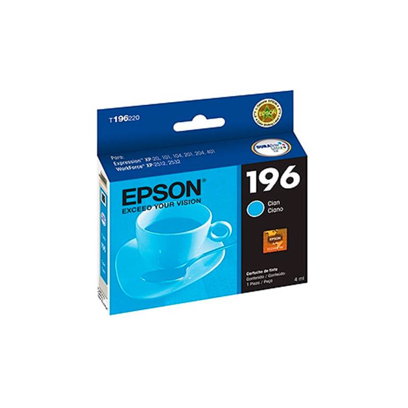 Cartucho T196220 Epson Cyan