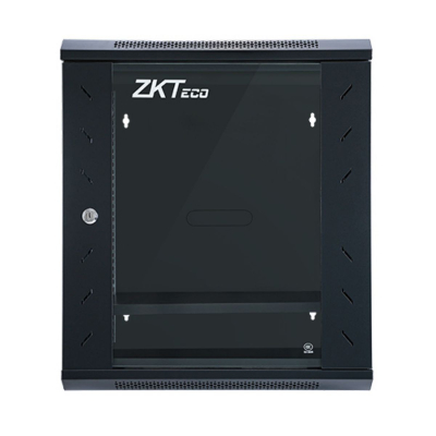 Rack 12U Zk-R12U-6412S Zkteco Puerta Vidrio Negro