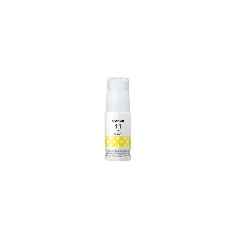 Botella De Tinta Original Canon Gi-11 Y Amarillo 70 Ml Â€“ 4536C001Aa
