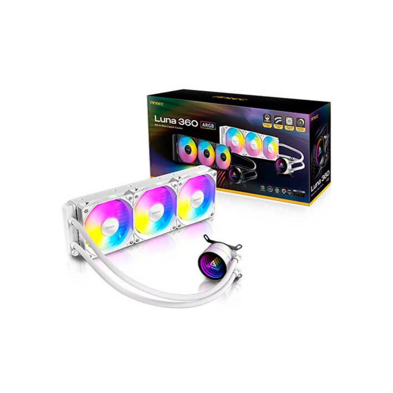 Water Cooling Luna 360 Argb White Antec Liquid Cooler White