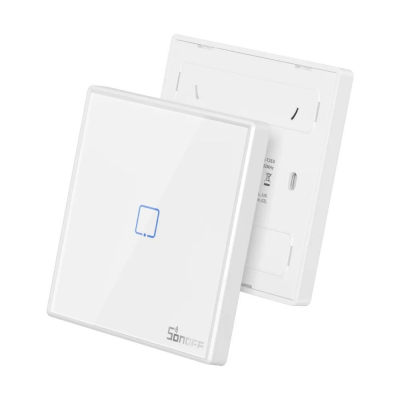 Interruptor Rf Adhesivo T2Eu1C-Rf M0802030009 Sonoff 1 Canal Blanco