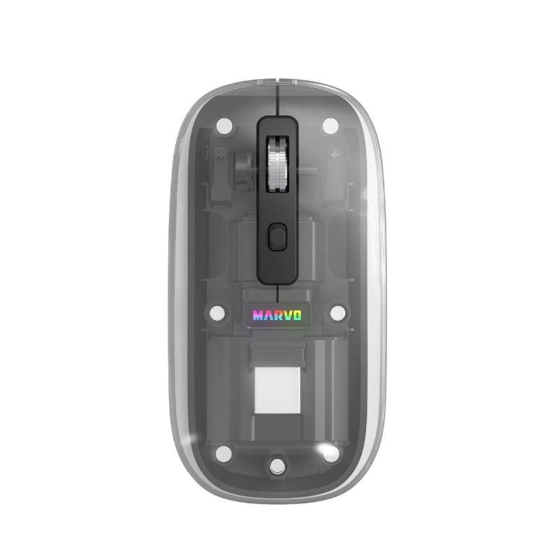 Mouse M292Bk Marvo Ã“Ptico Gaming Negro