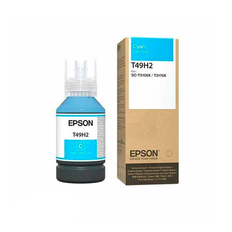 Botella Epson De Tinta Original T49H200 Ultrachrome Cian 140Ml