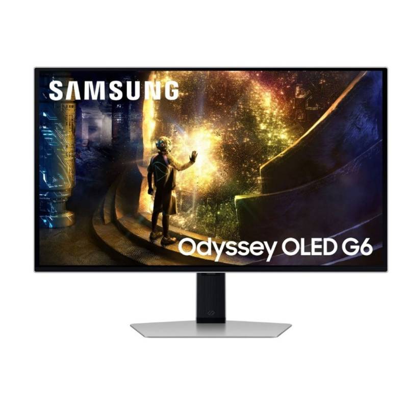 Monitor 27 Odyssey Ls27Dg612Snxza Samsung Oled Qhd 240 Hz Plateado